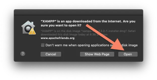 using xampp for mac